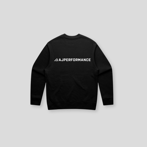 AJPerformance BLACK Unisex Performance Sweater